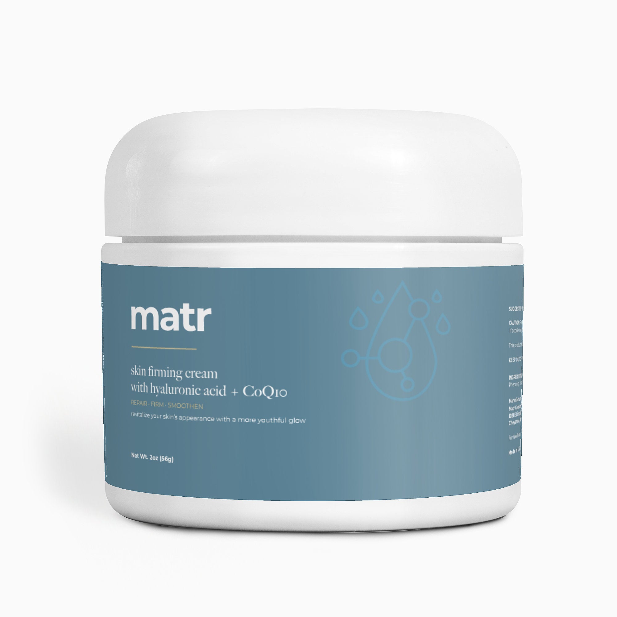 Skin Firming Cream with DMAE, Hyaluronic Acid & CoQ10