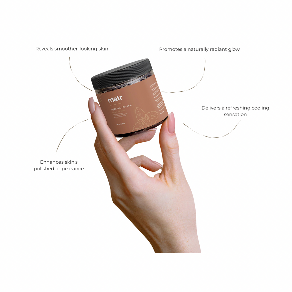 Peppermint Coffee Body Scrub